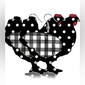 2 Pair Farmhouse teardrop earrings